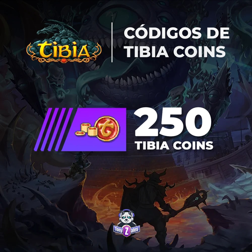 Oficial Game Code - 250 Tibia Coins