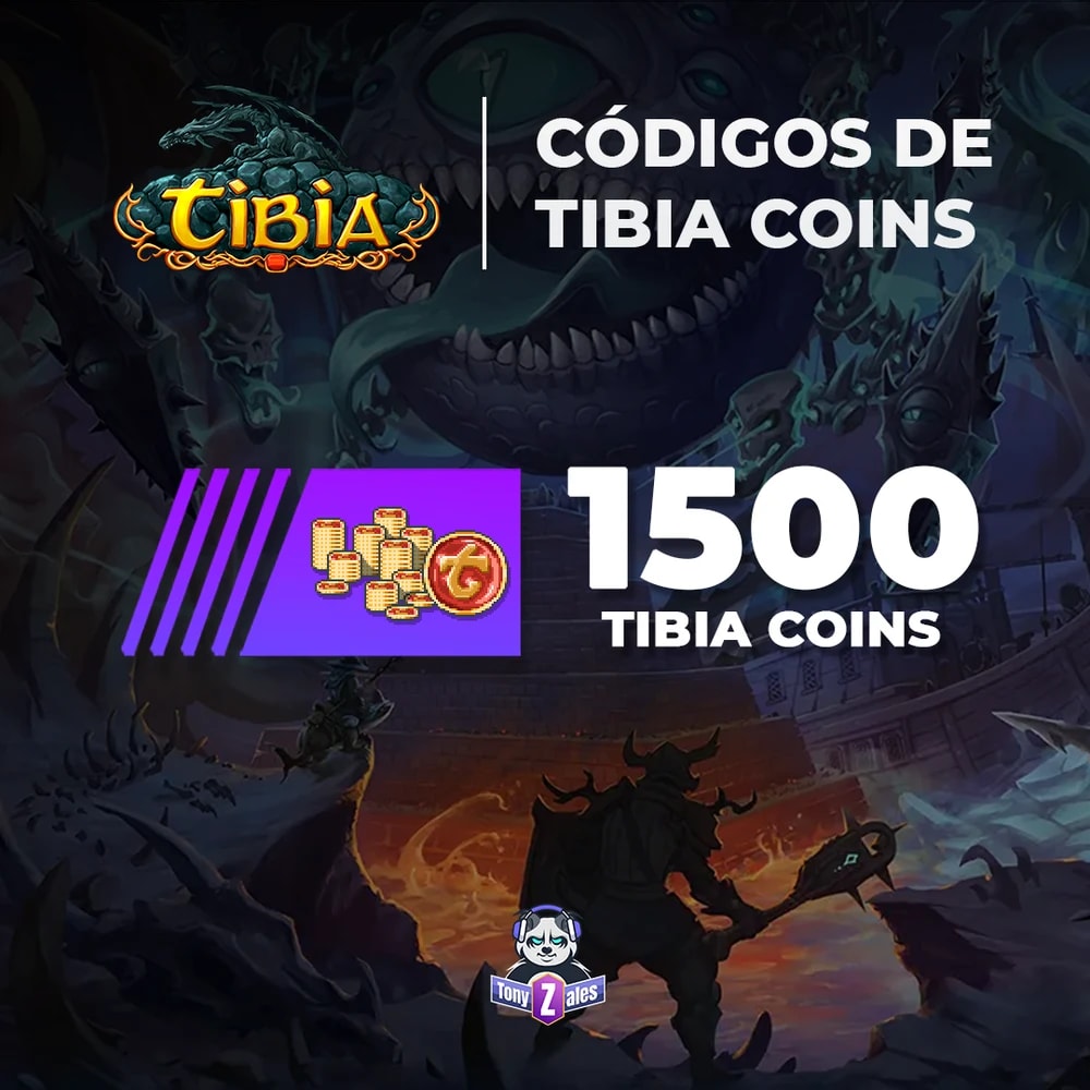 Oficial Game Code - 1500 Tibia Coins